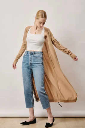 MIC maxi cardigan (Sand)