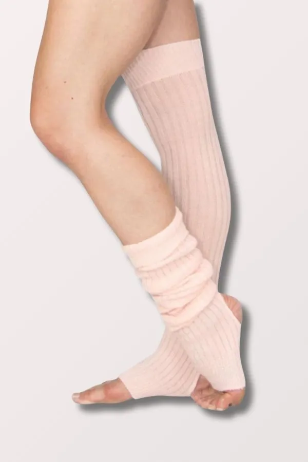 27 Inch Stirrup Leg Warmers - Theatrical Pink