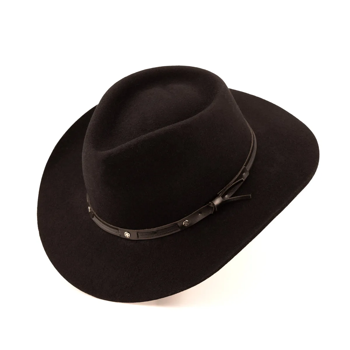 5X Black Felt Hat