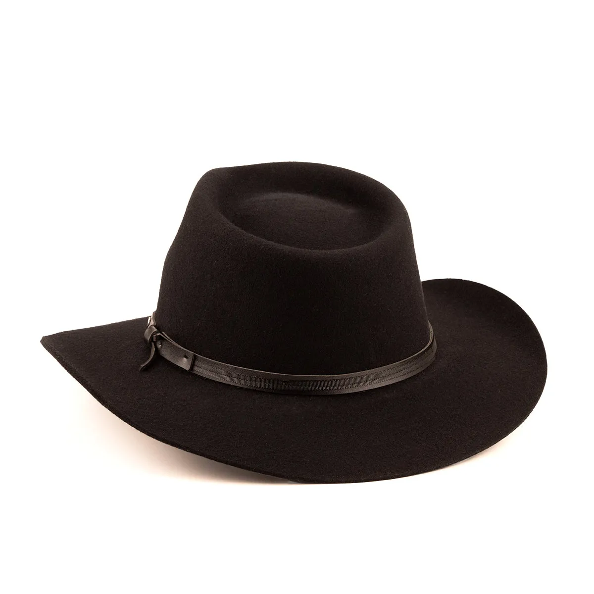 5X Black Felt Hat