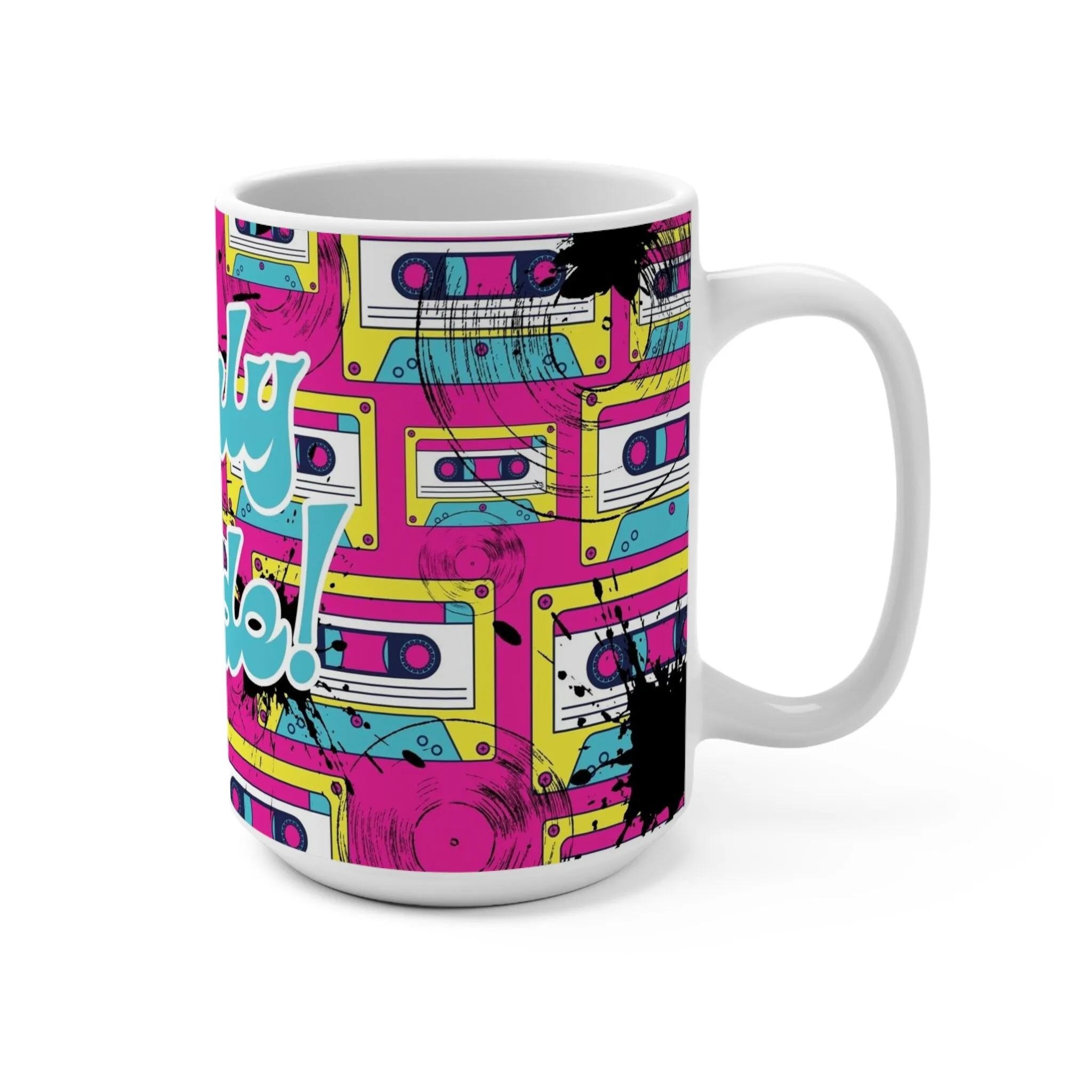 80s Retro Ceramic Coffee Mug 15oz