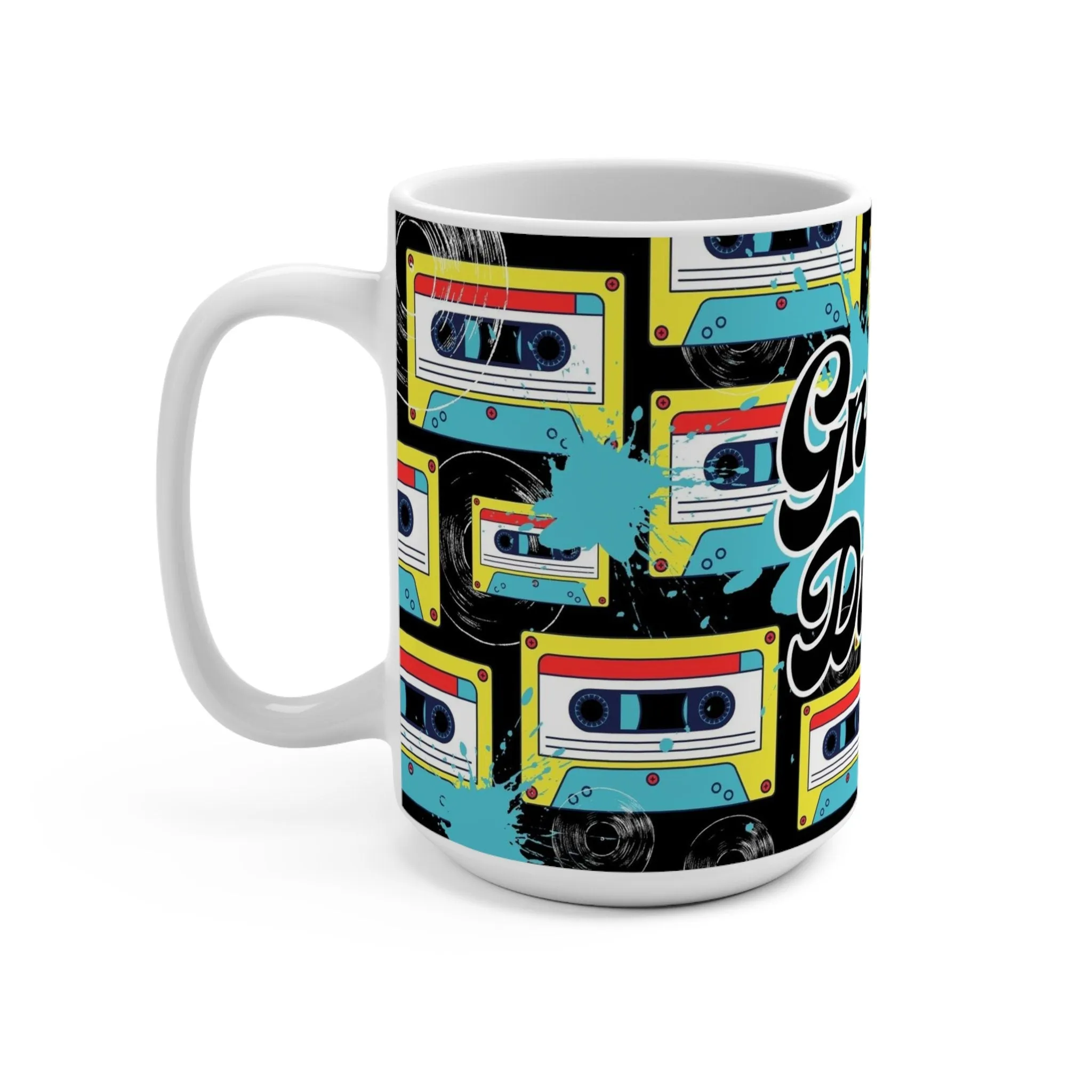 '80s Retro Coffee Mug - 15oz Ceramic