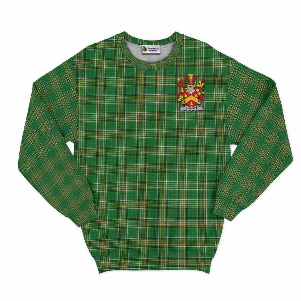 Abbott Irish Clan Tartan Sweatshirt with Coat of Arms