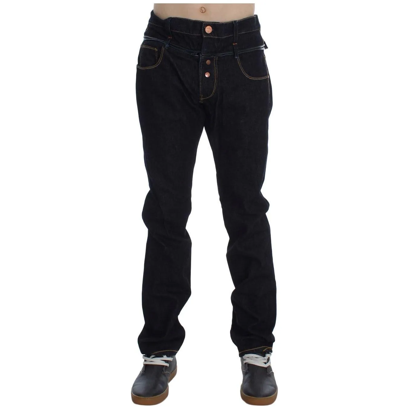 Acht Elegant Straight Fit Mens Luxury Jeans