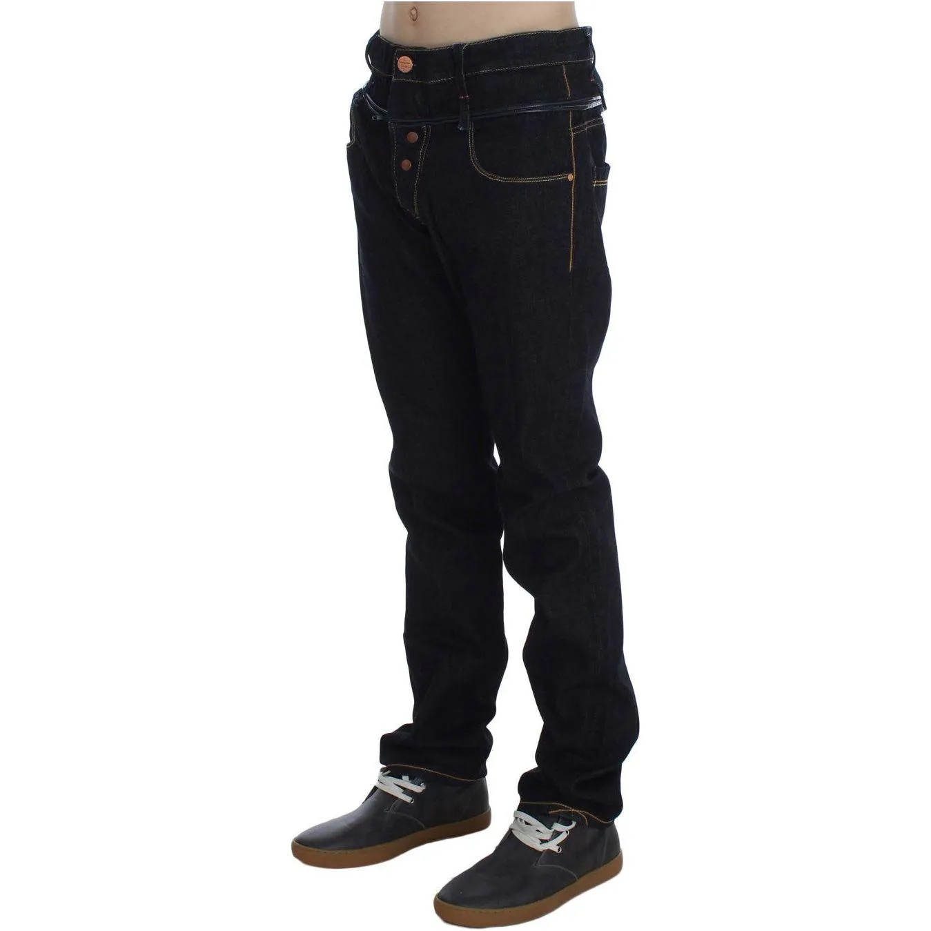 Acht Elegant Straight Fit Mens Luxury Jeans