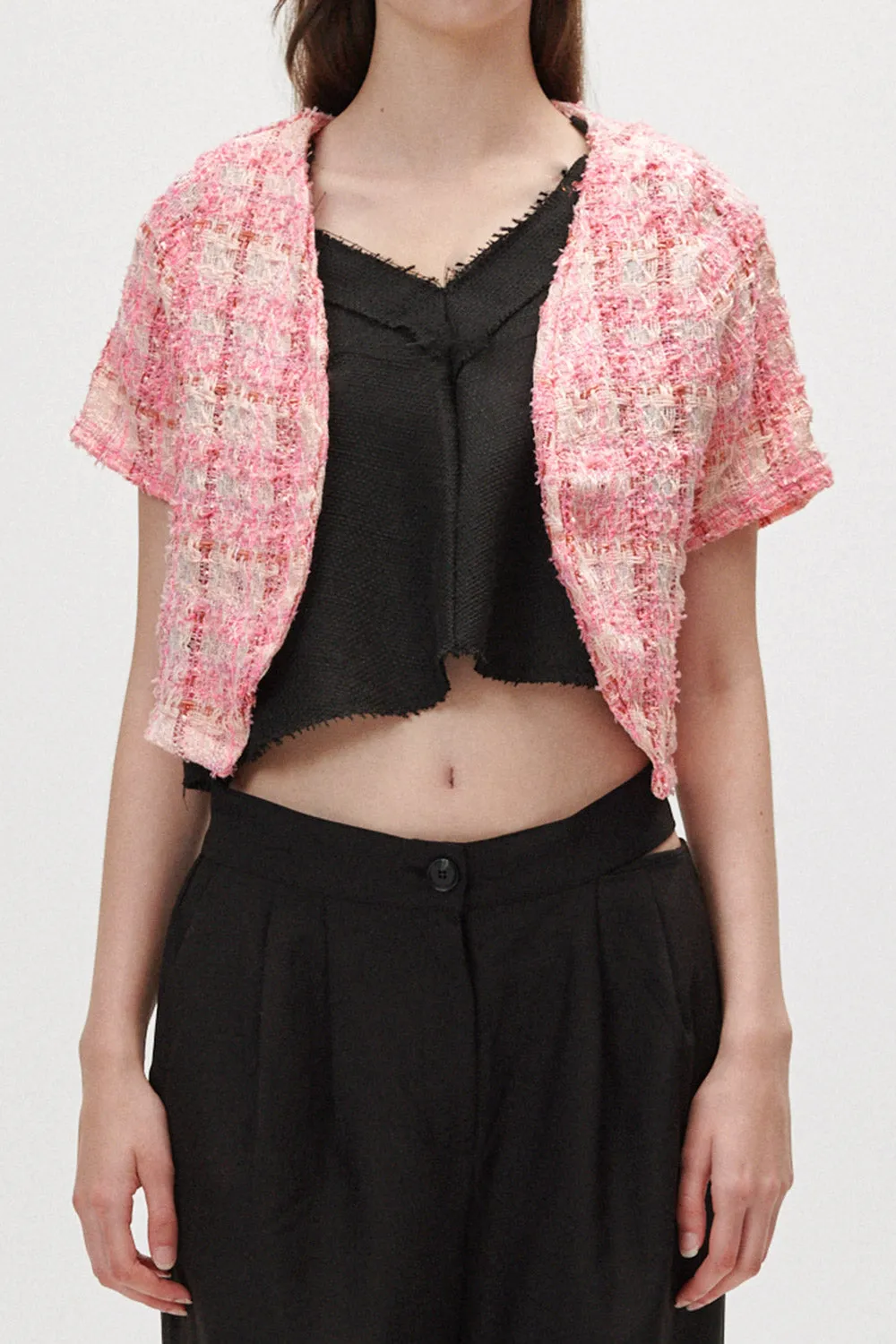 Allira Tweed Cropped Jacket