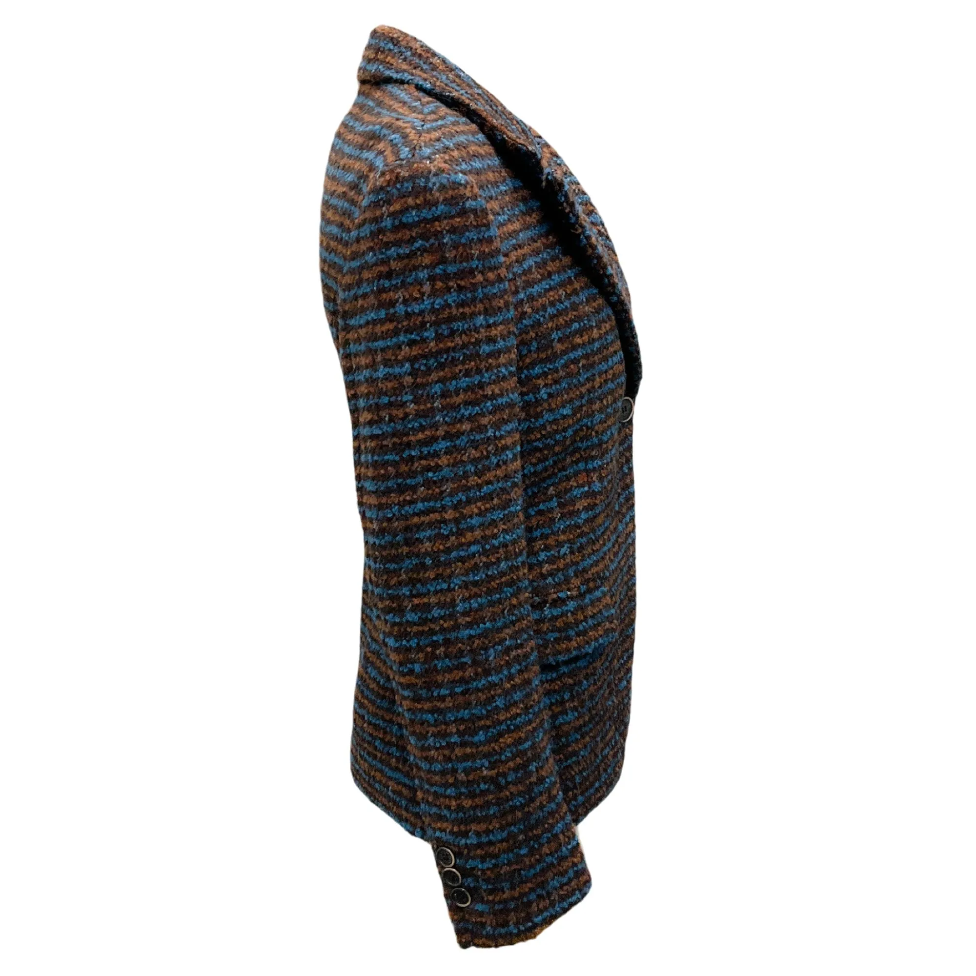 Andersson Bell Blue / Brown Andres Alpaca Blazer