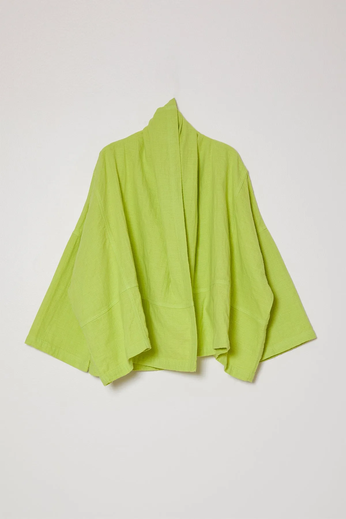 Archive Sale Kimono Jacket in Heavyweight Double Layered Cotton Gauze in Archival Colors