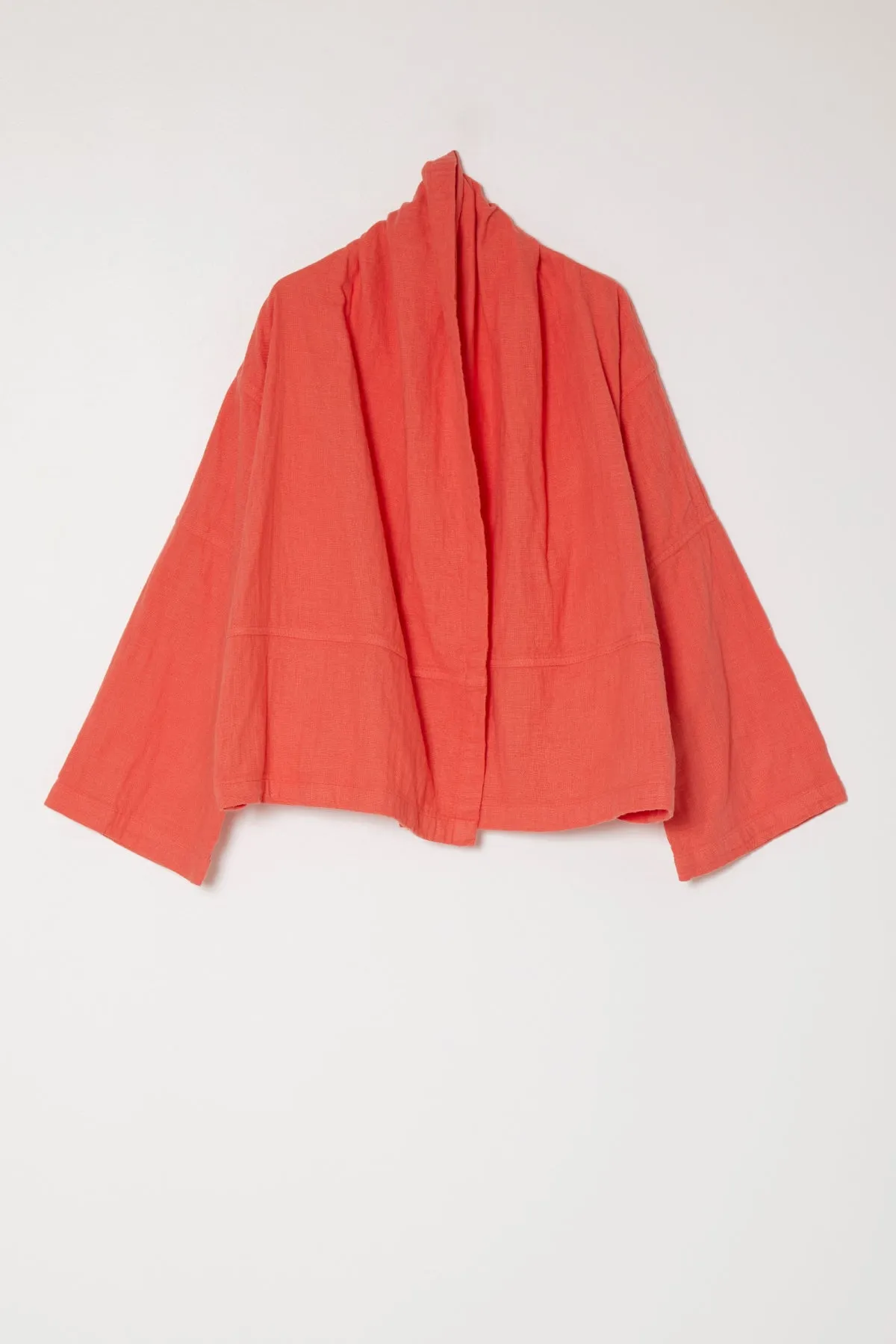 Archive Sale Kimono Jacket in Heavyweight Double Layered Cotton Gauze in Archival Colors