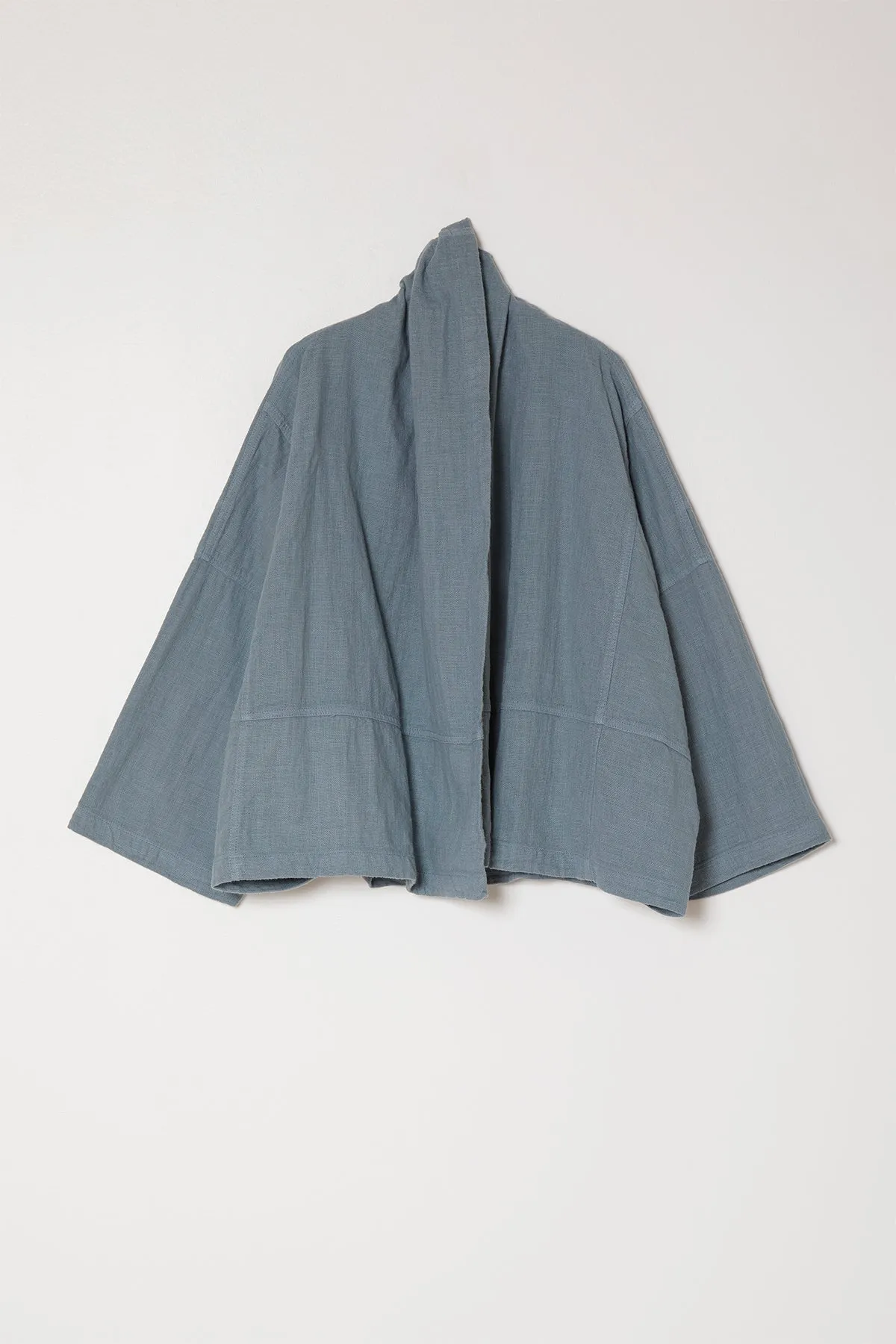 Archive Sale Kimono Jacket in Heavyweight Double Layered Cotton Gauze in Archival Colors