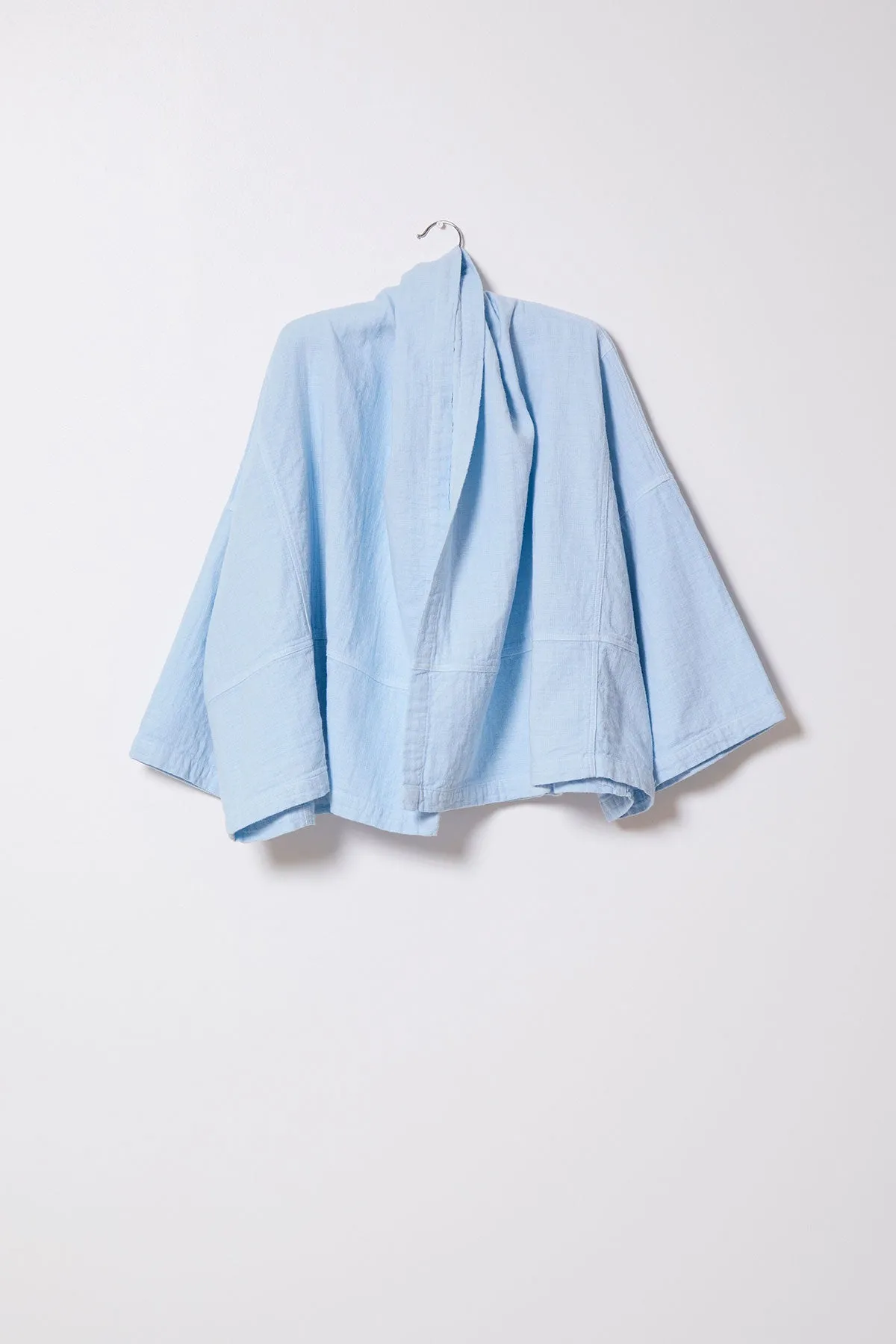 Archive Sale Kimono Jacket in Heavyweight Double Layered Cotton Gauze in Archival Colors