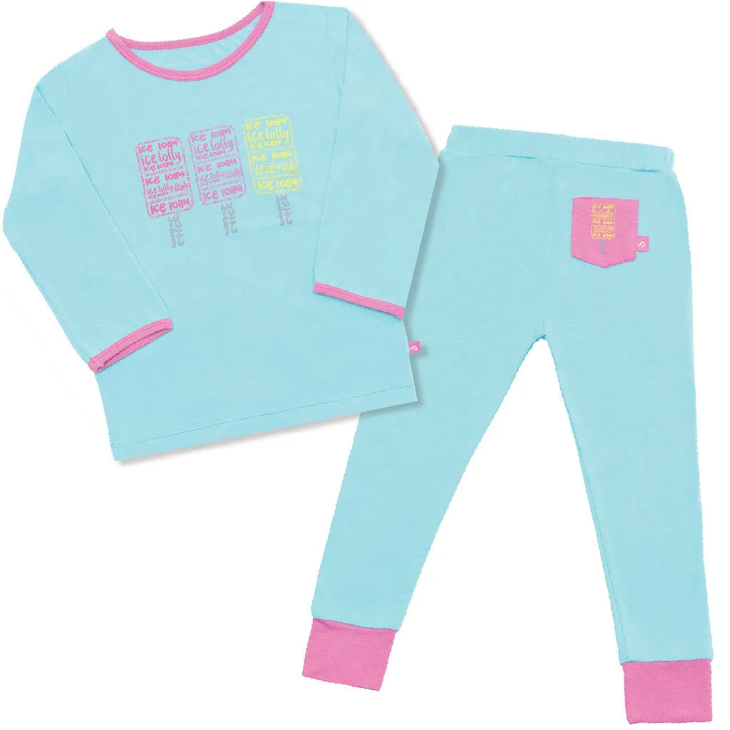 Bamboo long John Pyjamas- Pippa's popcicle