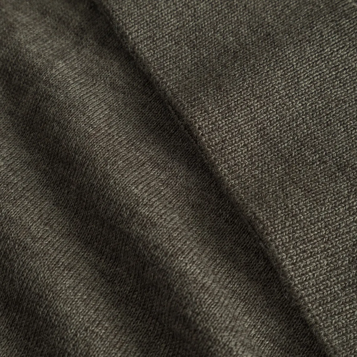 Base Merino Knit L/S Polo - Dark Grey Melange