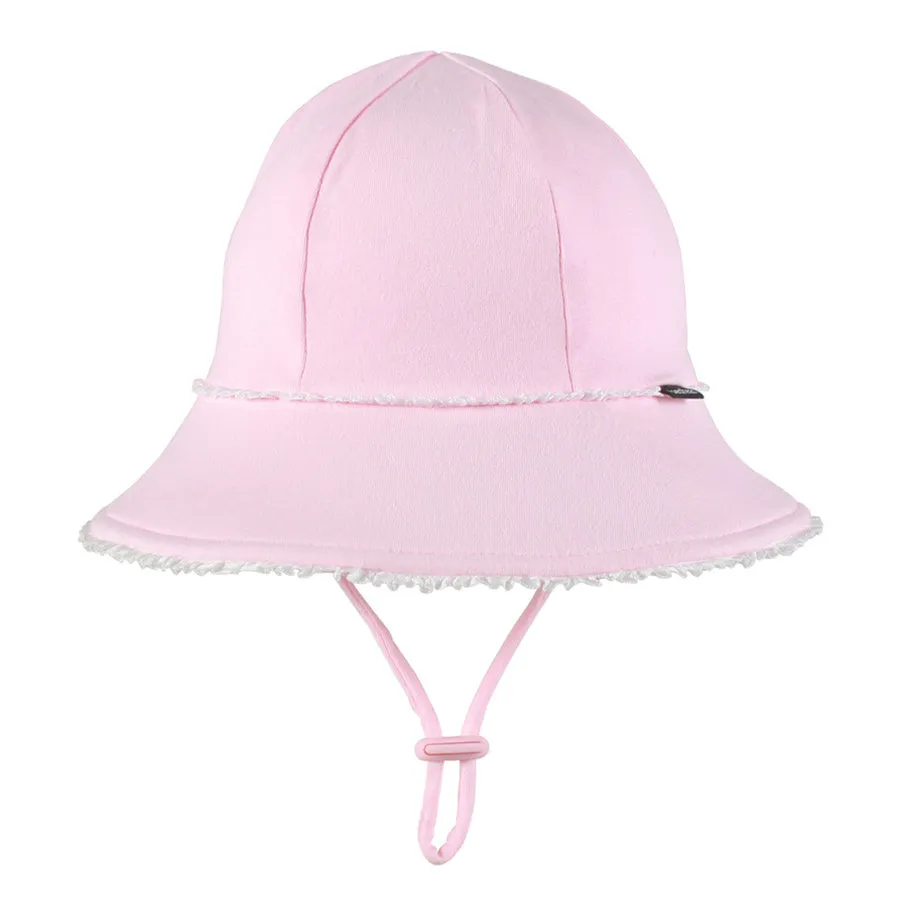 Beadhead Toddler Bucket Hat - Blush Ruffle Trim