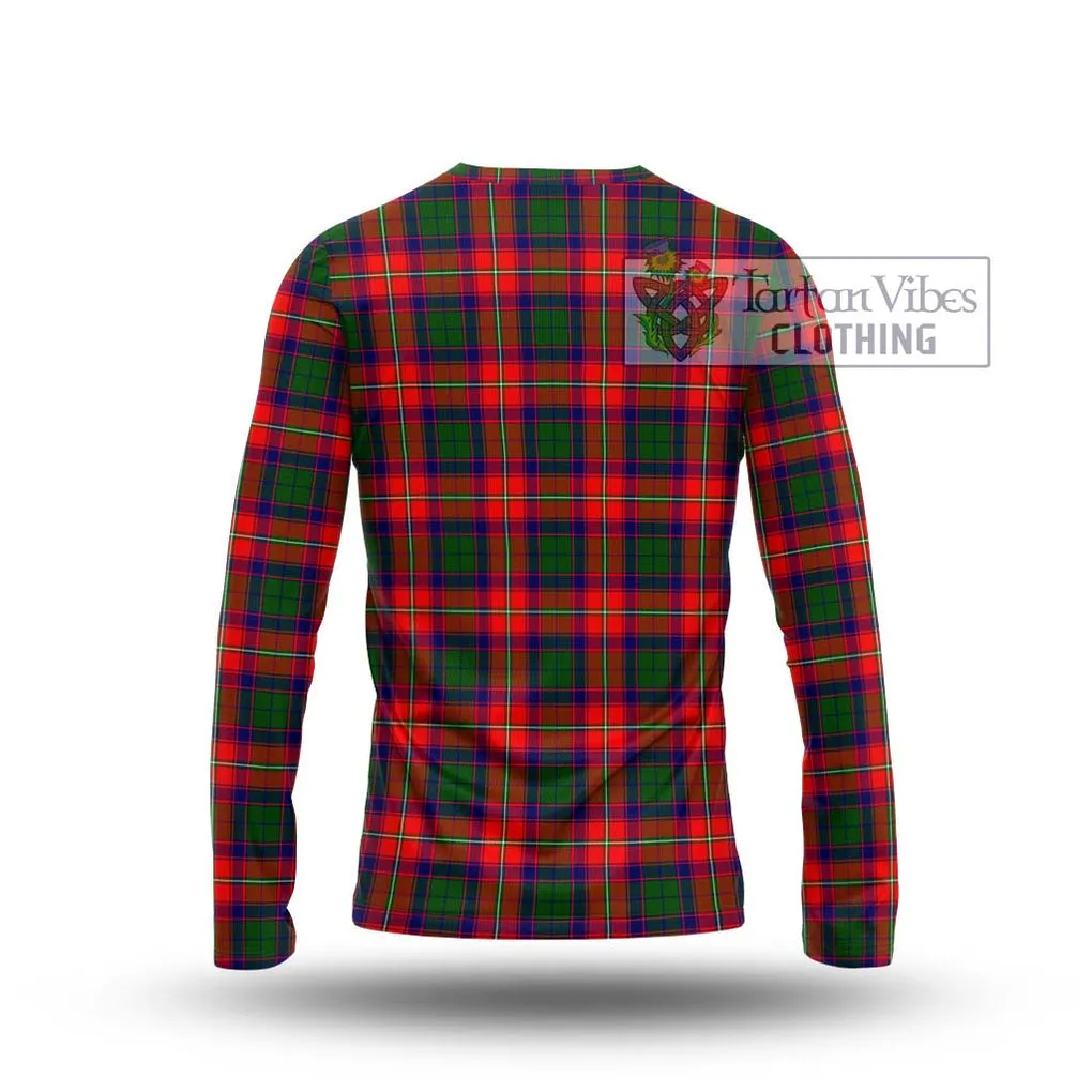 Belsches Tartan Long Sleeve T-Shirt with Family Crest DNA In Me Style