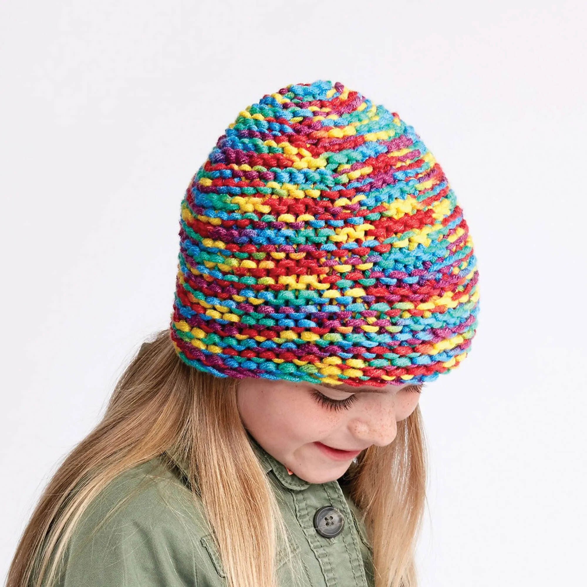 Bernat Make It Snappy Knit Hat