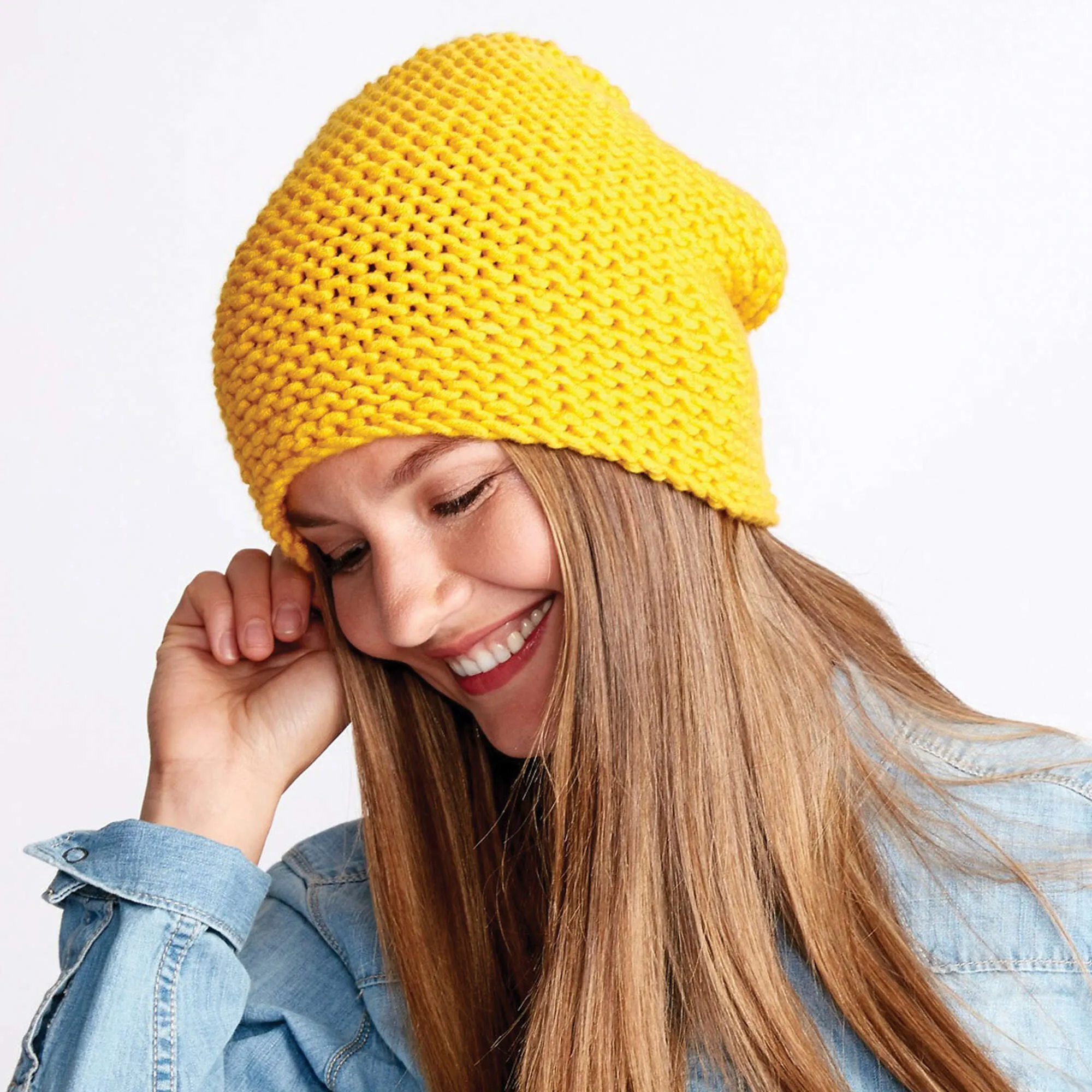 Bernat Make It Snappy Knit Hat