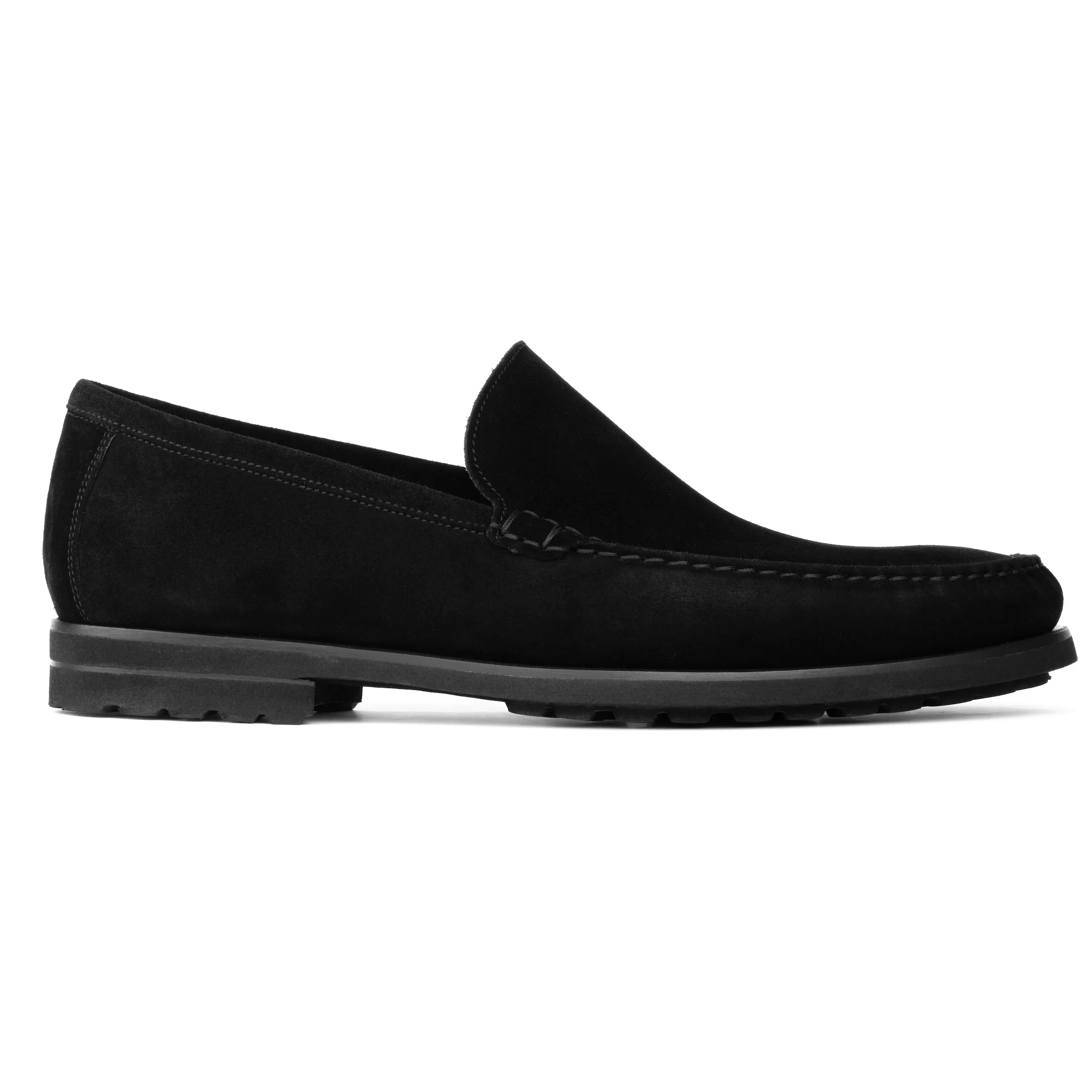 Berwick Black Suede Loafer