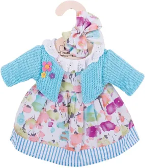 BigJigs Doll's Clothes Turquoise Cardigan and Dress