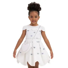 Blue Hearts Girls Formal Dress