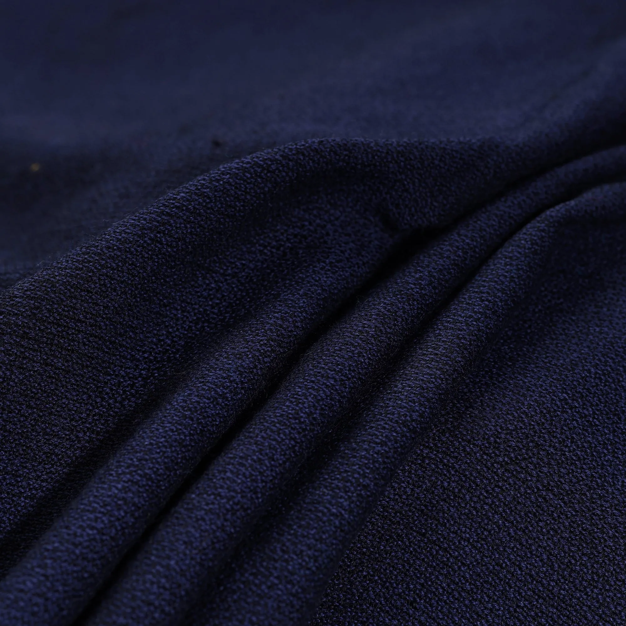 Blue - Kumaun Handwoven Pure Merino Woolen Fabric 01