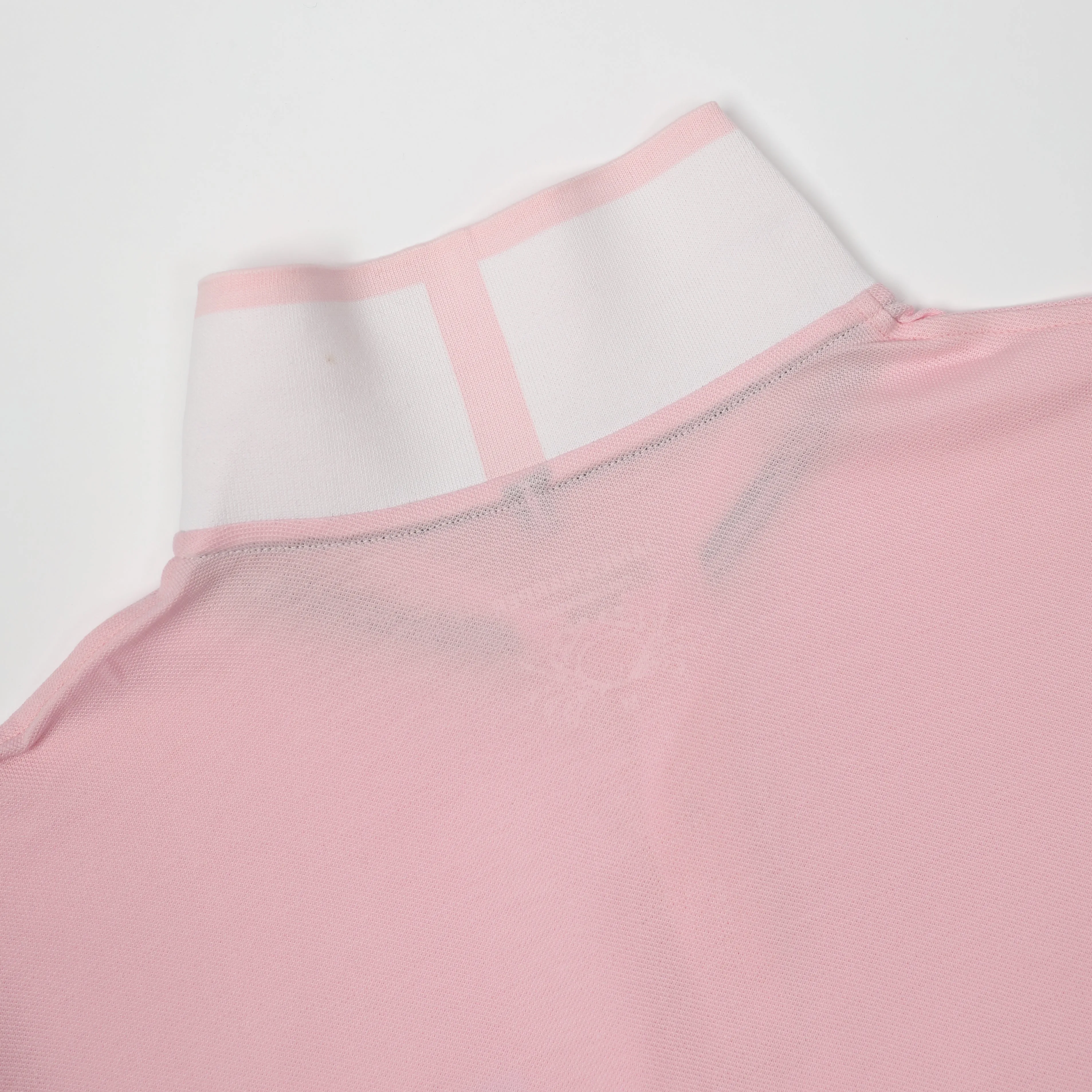 Blush Button Pique Polo