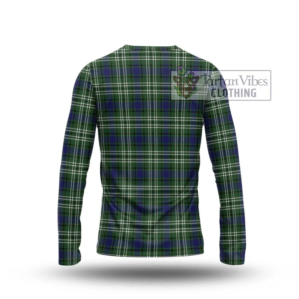 Blyth Tartan Long Sleeve T-Shirt with Family Crest DNA In Me Style