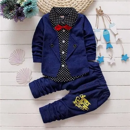 Boy's Formal Bow Tie Suit