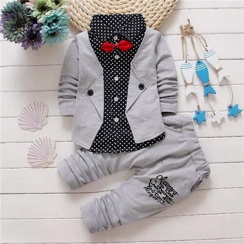 Boy's Formal Bow Tie Suit