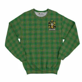 Bramhall Irish Clan Tartan Sweatshirt with Coat of Arms