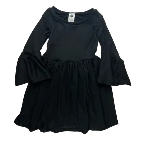 Bumblito 3/4 Flutter Sleeve Dress ~ Basic Black