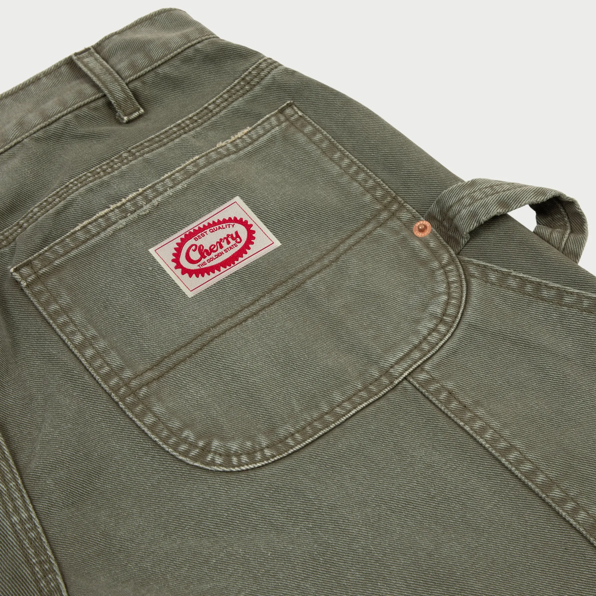 Canvas Double Knee (Vintage Olive)