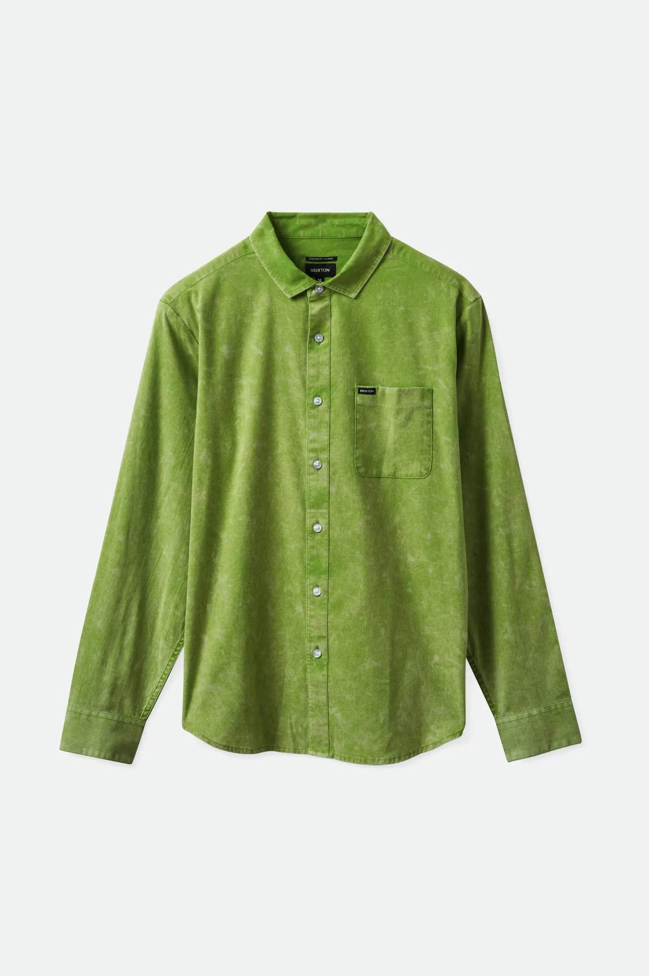 Charter Oxford L/S Woven - Sun Green Sun Wash