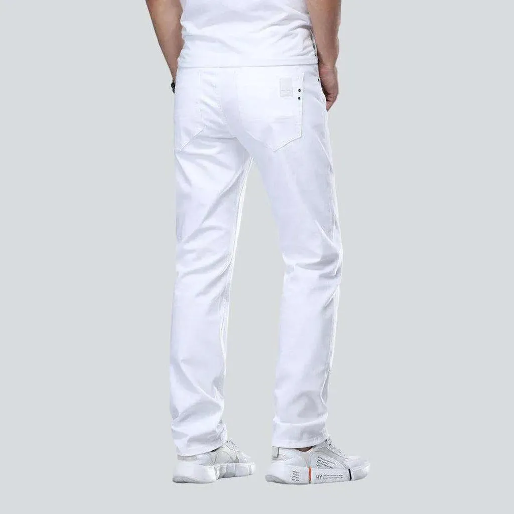 Classic straight jeans for men