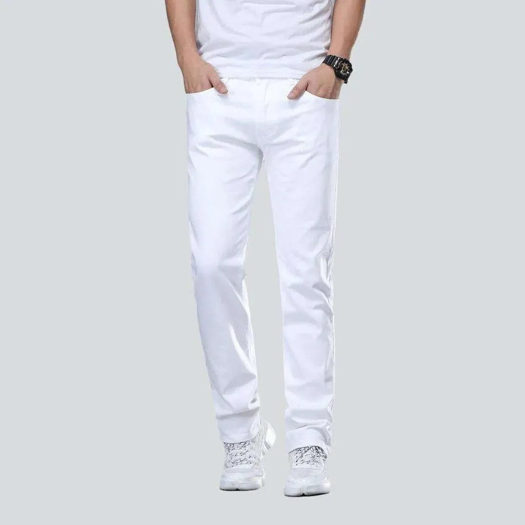 Classic straight jeans for men