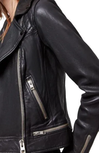 Conroy Leather Biker Jacket