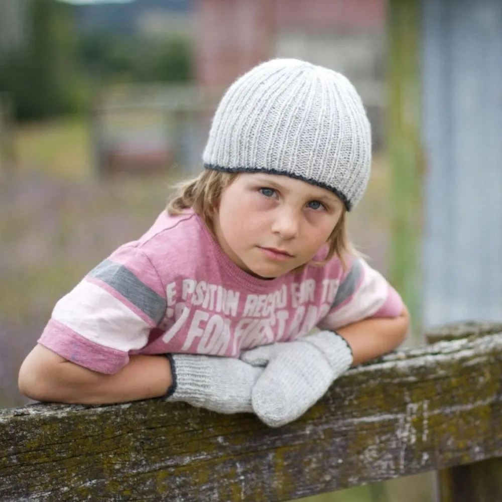 Cooper Beanie & Mittens Knitting Pattern - 8Ply (LC18)