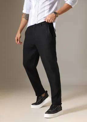 Cosmic Black Linen Pant