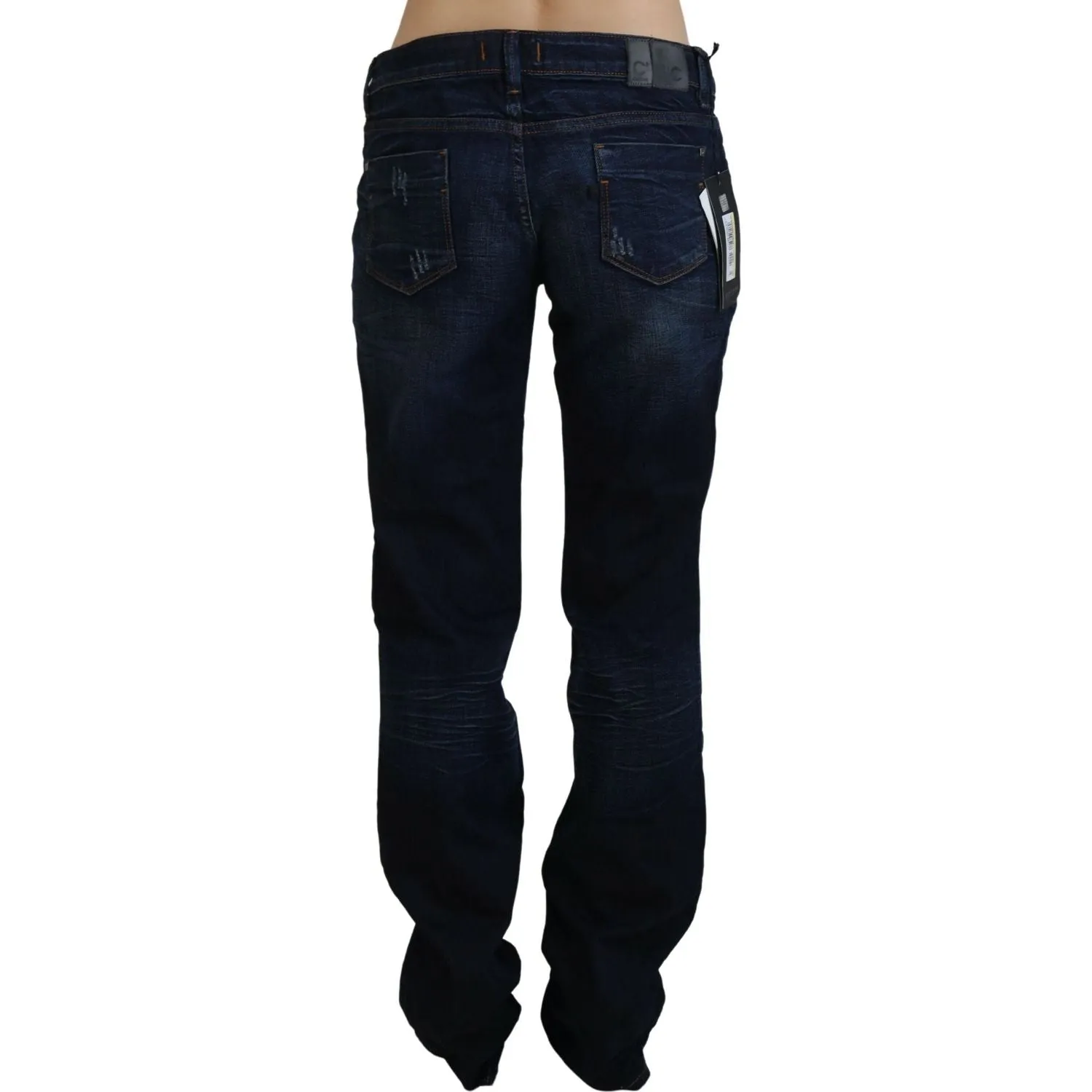 Costume National Chic Low Waist Straight Leg Denim