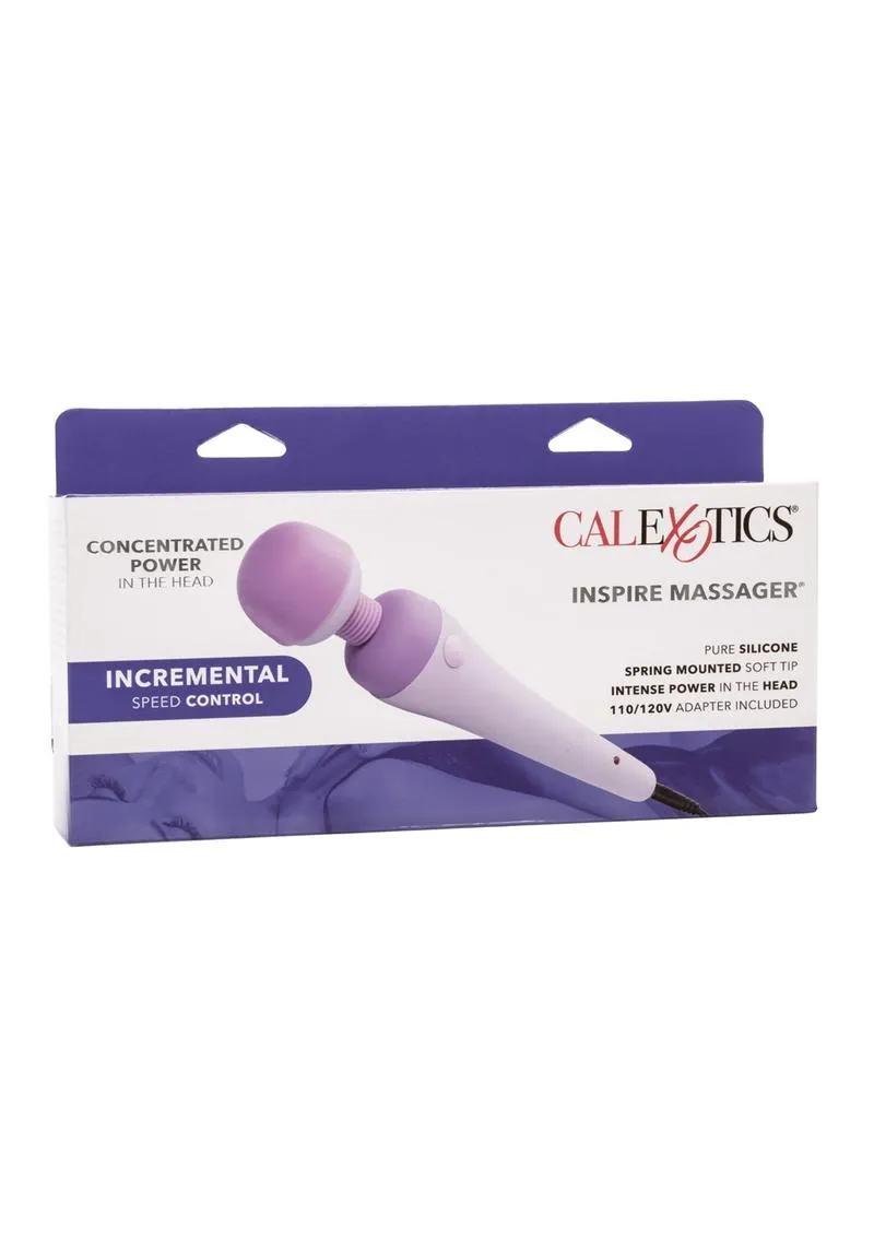 Couture Collection Inspire Wand Massager with Silicone Attachments