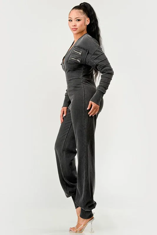 Couture Comfort Jumpsuit in Black