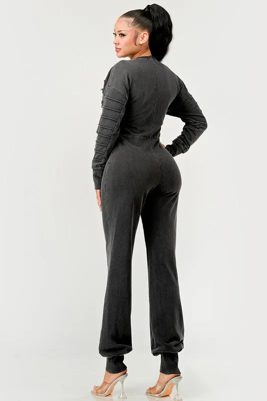 Couture Comfort Jumpsuit in Black