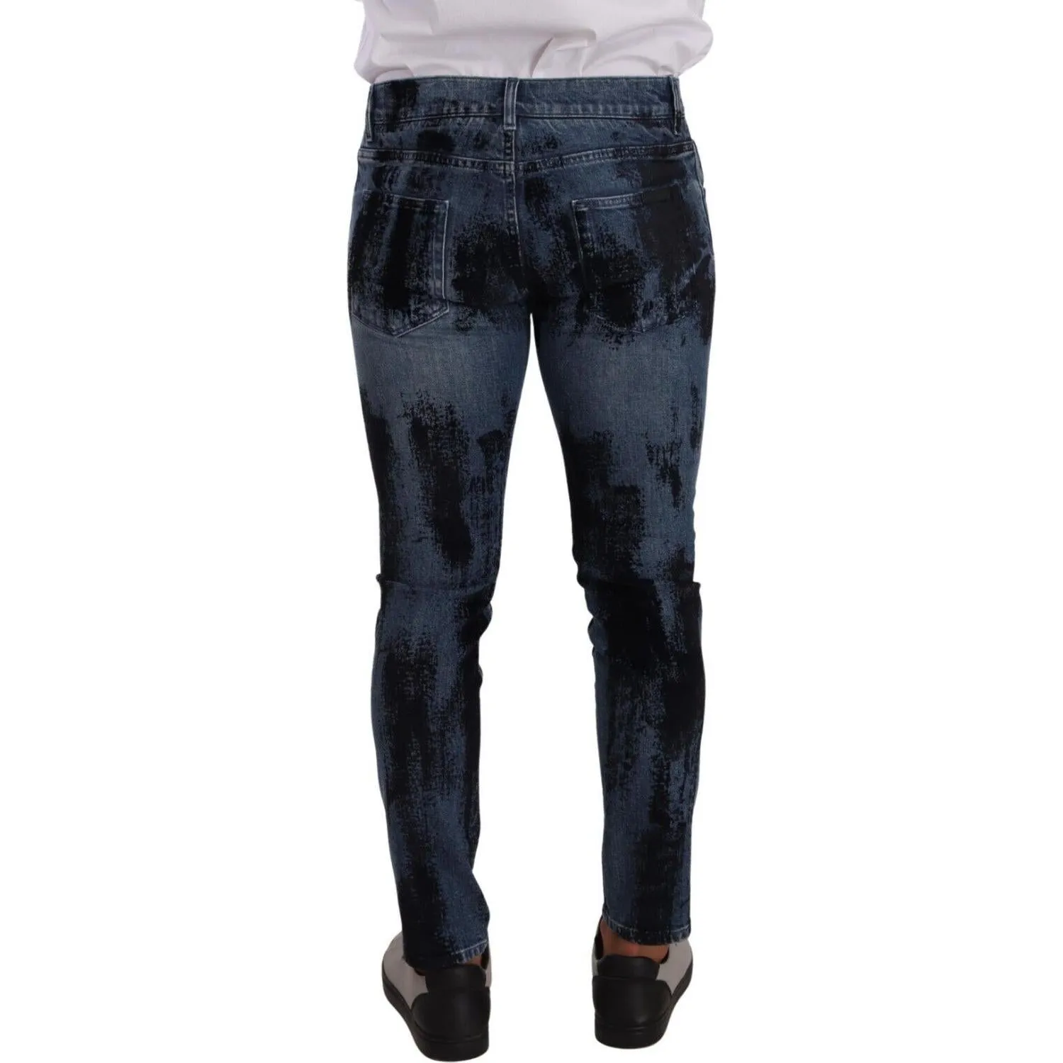 Dolce & Gabbana Italian Designer Skinny Slim Fit Jeans