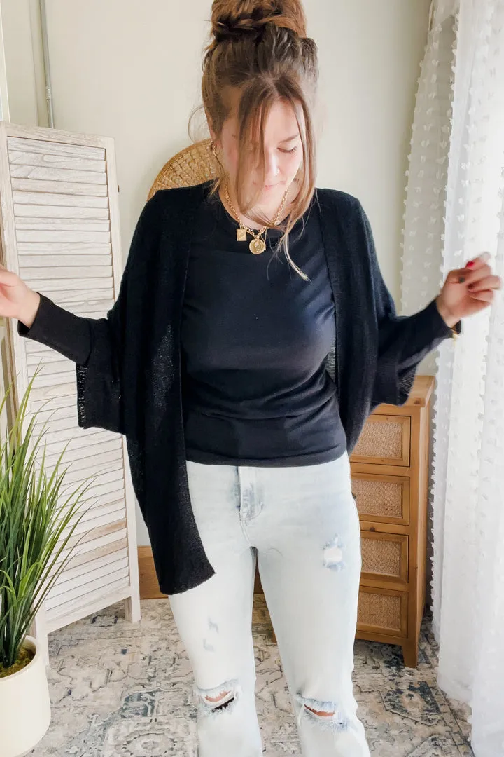 Dolman Open Cardigan