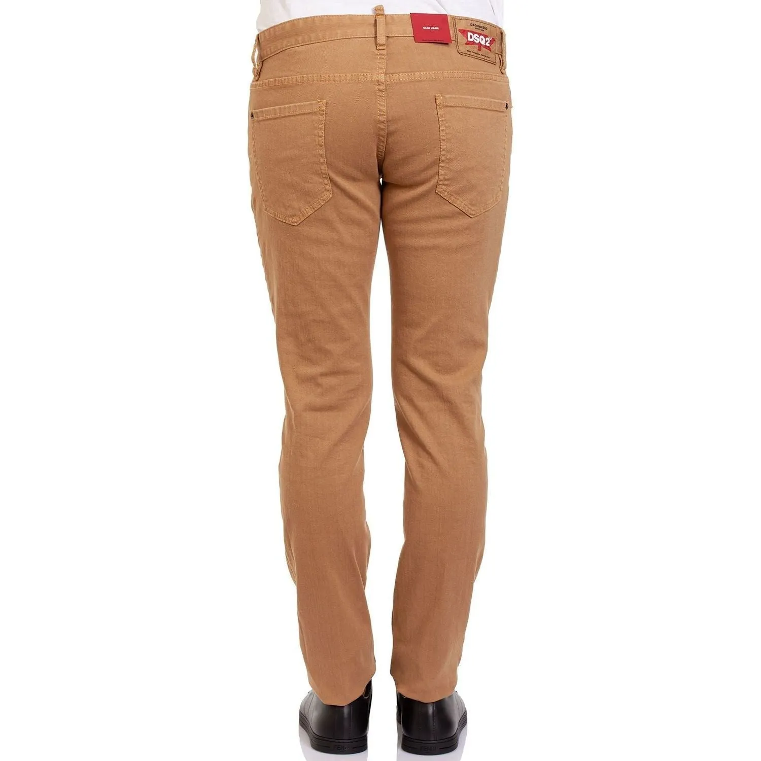 Dsquared² Brown Cotton Men's Jeans