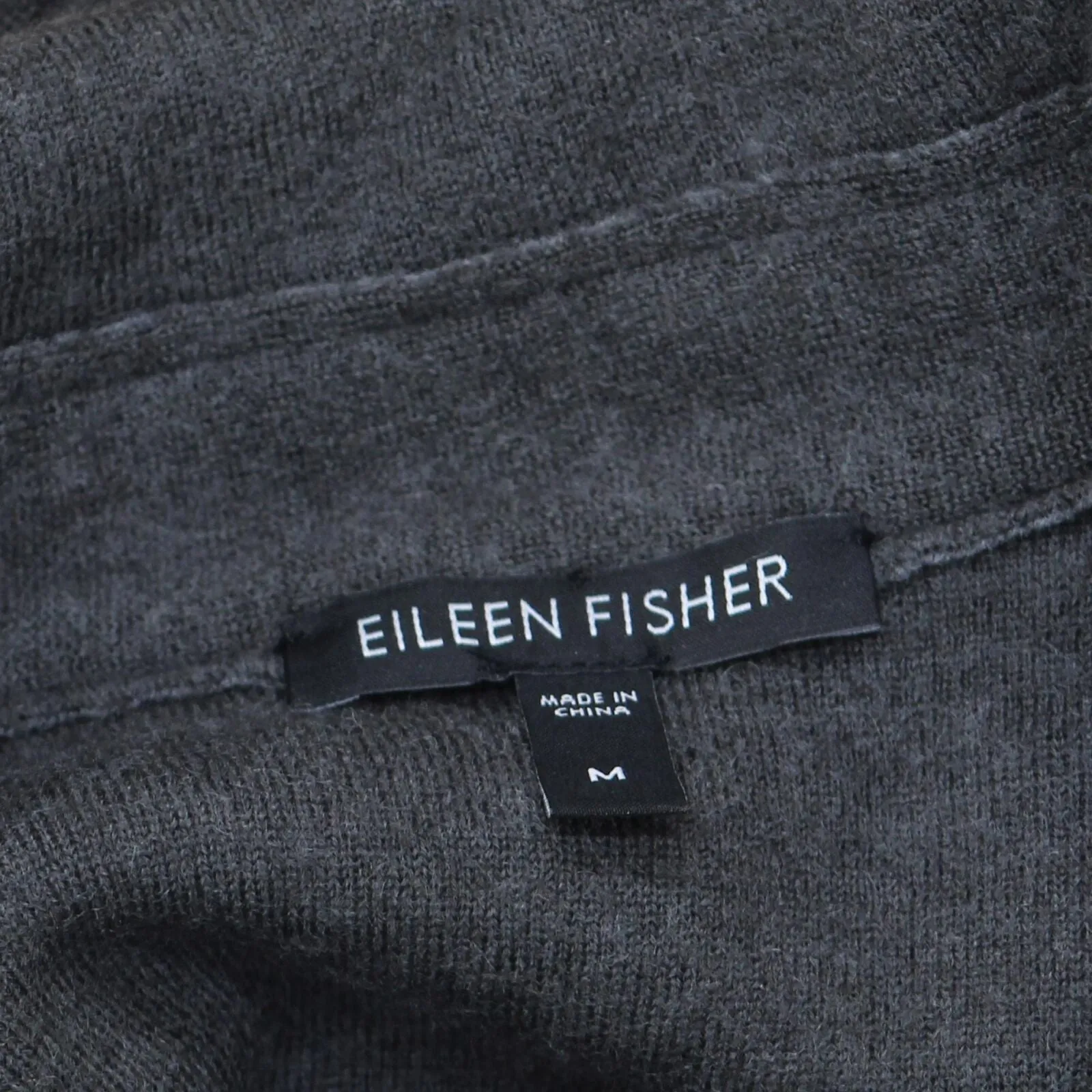 Eileen Fisher Womens Knit Wool Peacoat Jacket Coat 1678fb6f8b4abb Gray M