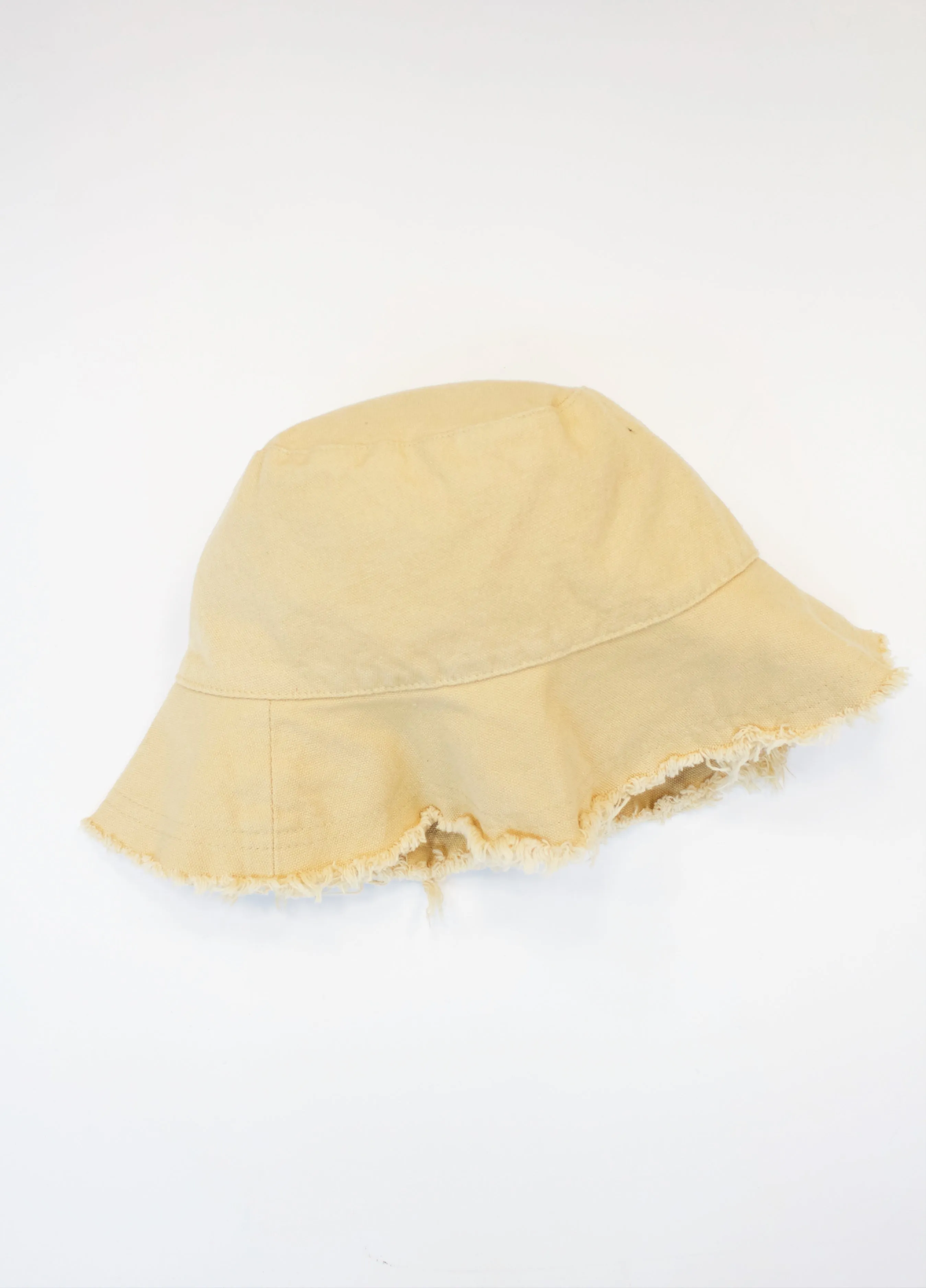 EVA Yellow up-cycled cotton hat