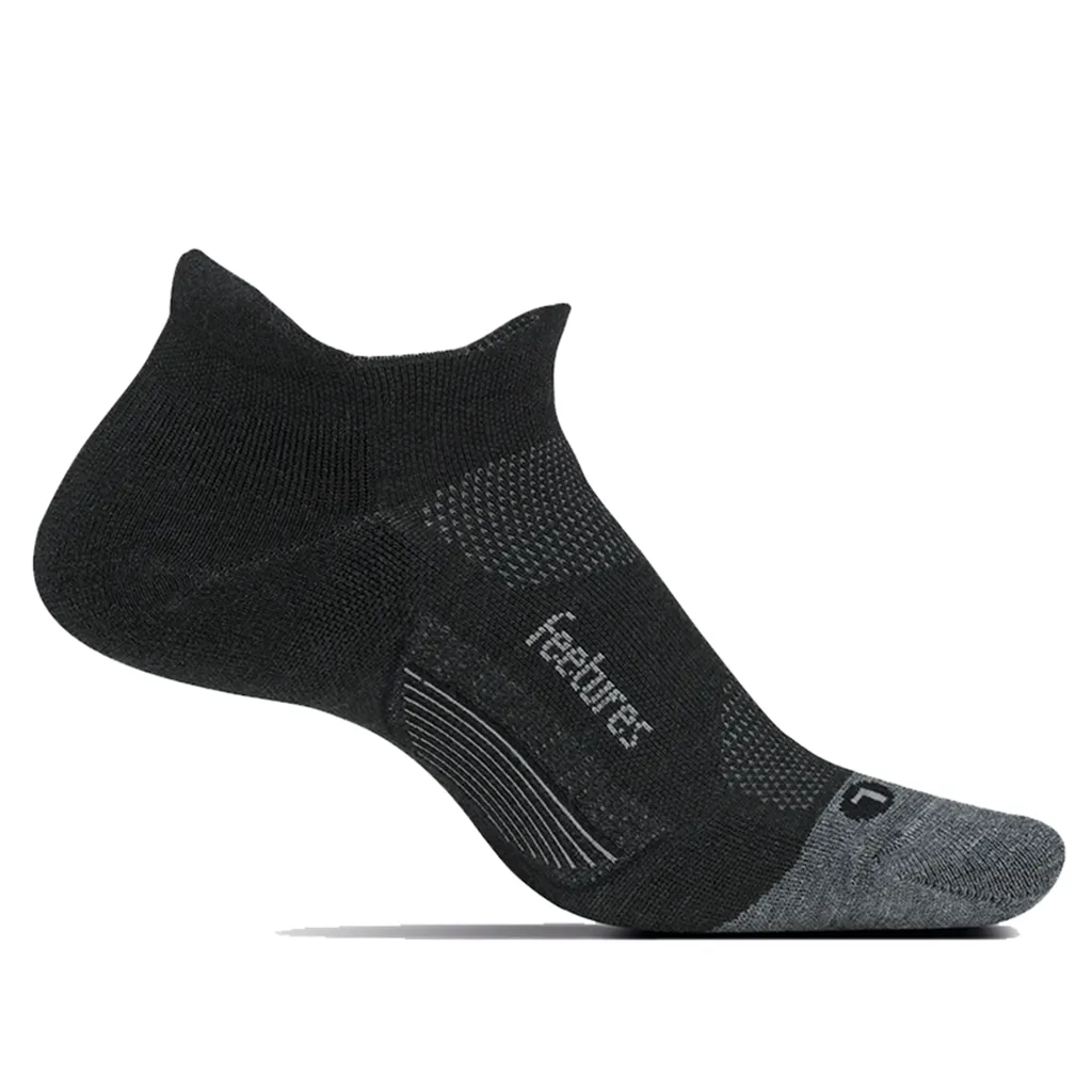 Feetures Merino 10 Max Cushion No-Show Tab Socks