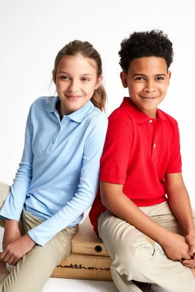 French Toast Unisex School Uniform Short Sleeve Pique Polo - SA9084