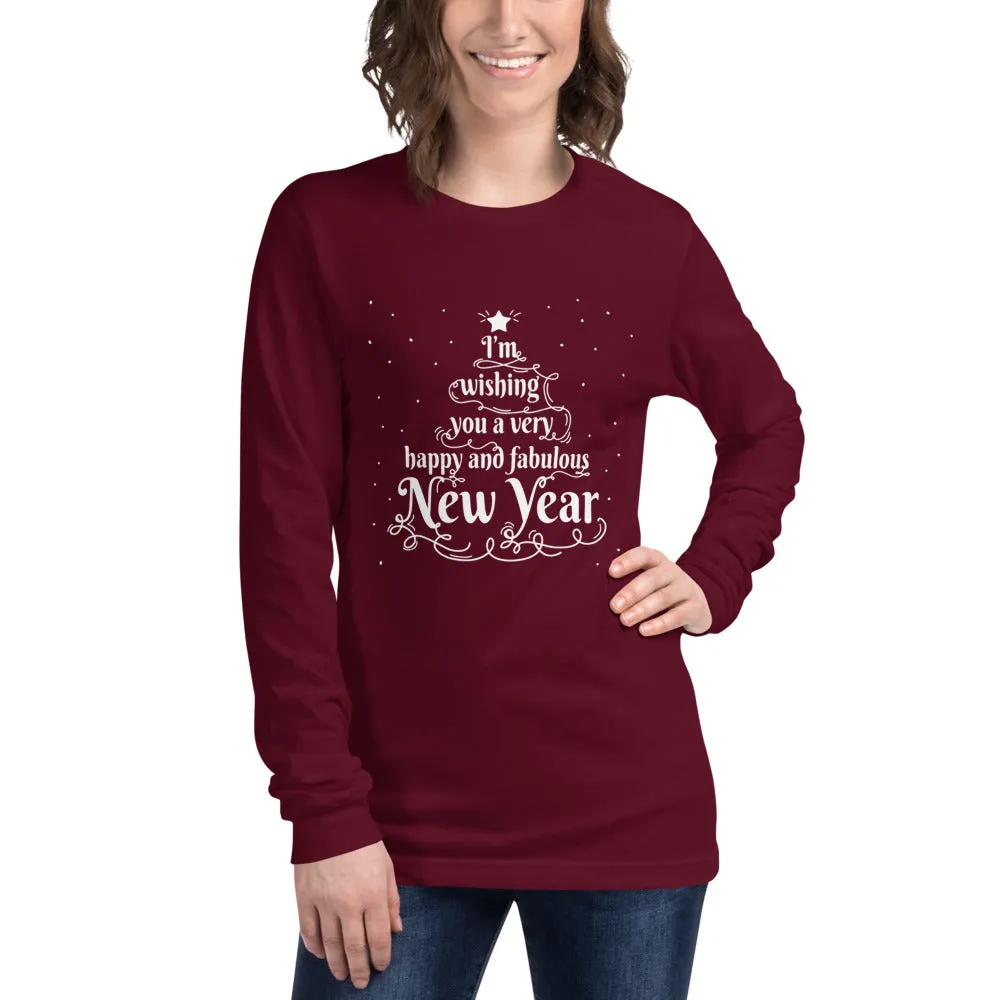 Happy And Fabulous New Year Women's Long Sleeve Tee